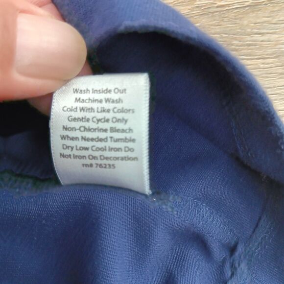 Coral Bay Shirt Women Size PL Blue Beaded USA Flag Patriotic Short Sleeve Top - Picture 7 of 7